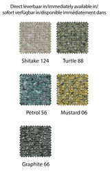 Barkruk Studio kuip boucle 65 cm lage kuip grafiet