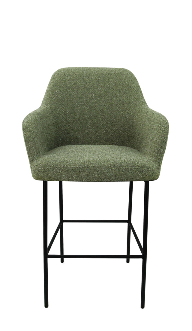 Barkruk Studio kuip boucle 78 cm lage kuip grafiet
