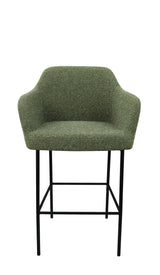 Barkruk Studio kuip boucle 78 cm lage kuip grafiet