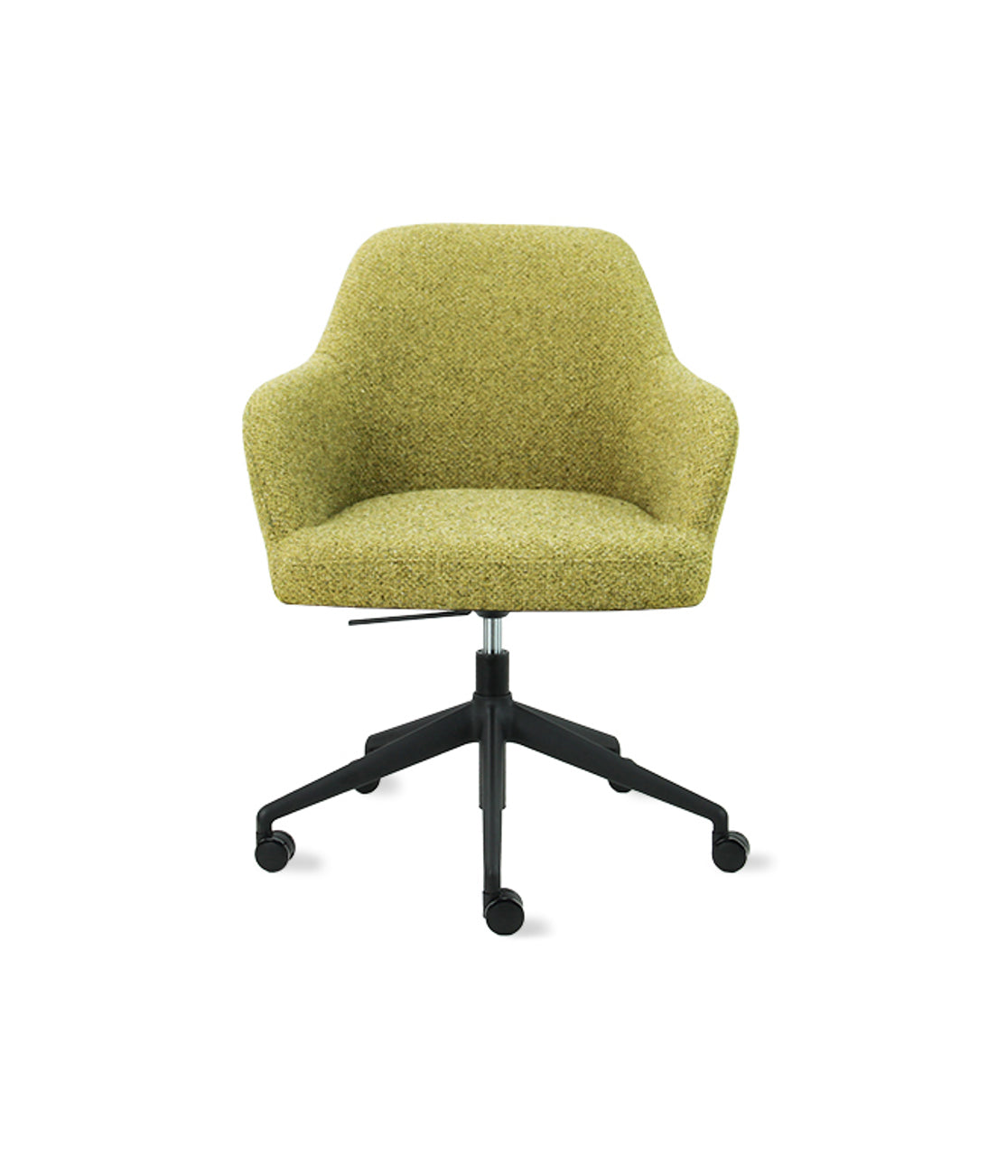 Bureaustoel Studio kuip boucle lage kuip grafiet