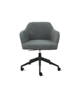 Bureaustoel Studio kuip boucle lage kuip grafiet