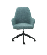 Bureaustoel Studio kuip boucle lage kuip grafiet