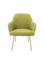 Vergaderstoel Studio kuip boucle 4-poot lage kuip grafiet