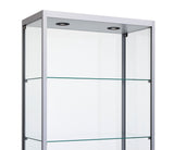 Vitrinekast Ora 40x40x198 cm glas