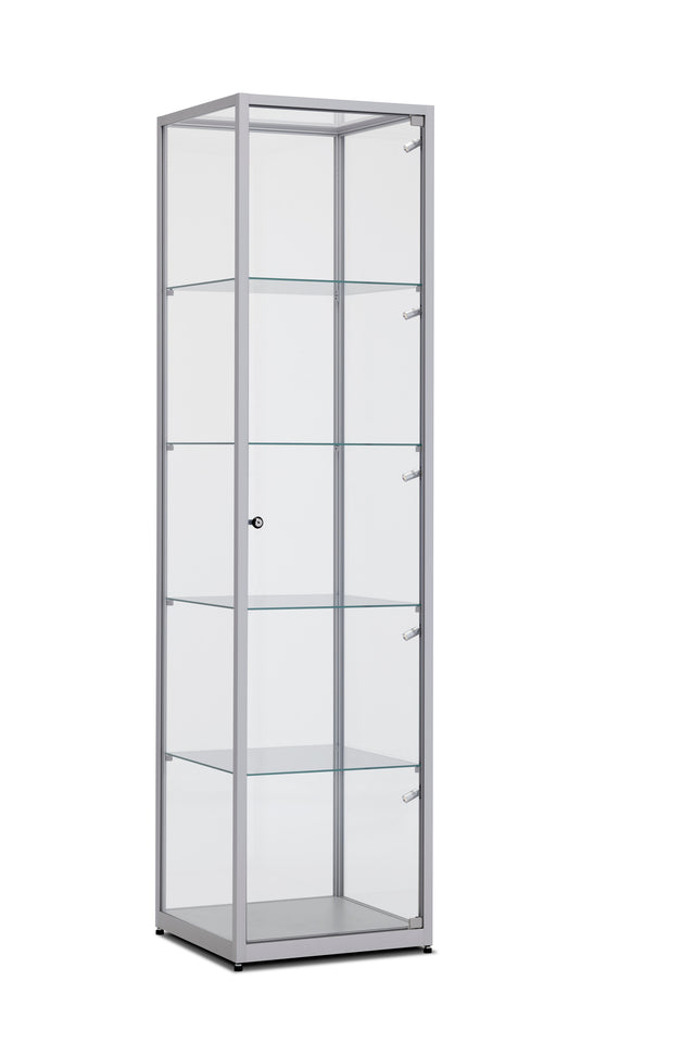 Vitrinekast Ora 50x50x198 cm glas
