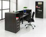 Directiebureau Ora 210x90 cm donker eiken