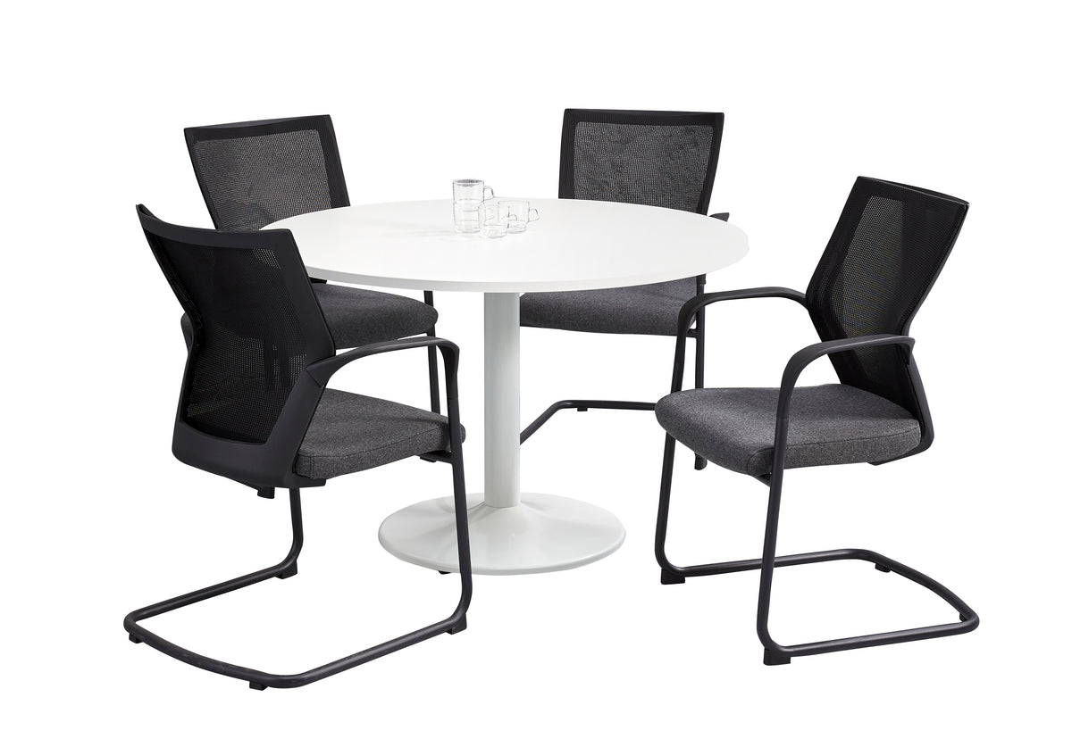 Vergadertafel Ora rond 120x120 cm