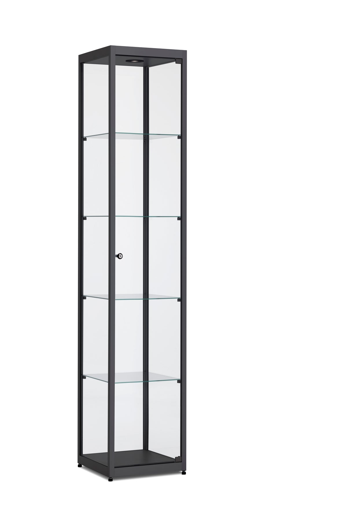 Vitrinekast Ora 40x40x198 cm glas