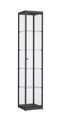 Vitrinekast Ora 40x40x198 cm glas