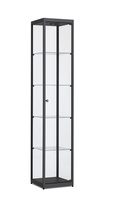 Vitrinekast Ora 40x40x198 cm glas