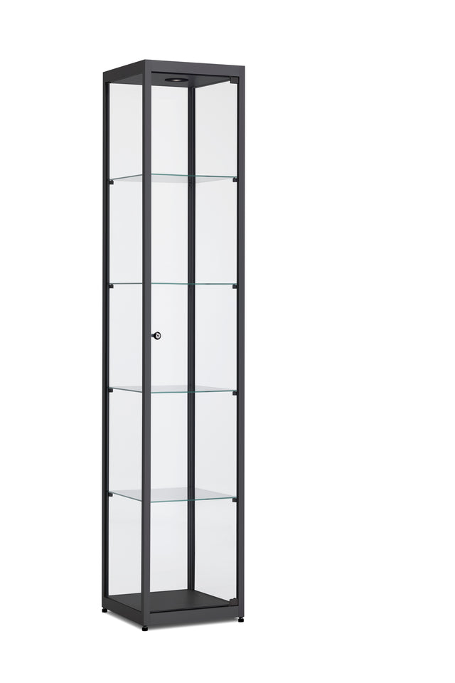 Vitrinekast Ora 40x40x198 cm glas