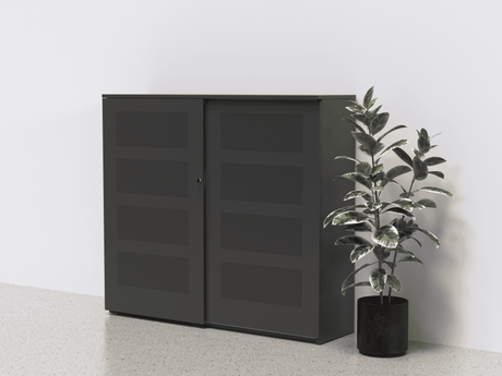 Akoestische kast Ora 159x160-240x47 cm geperforeerd