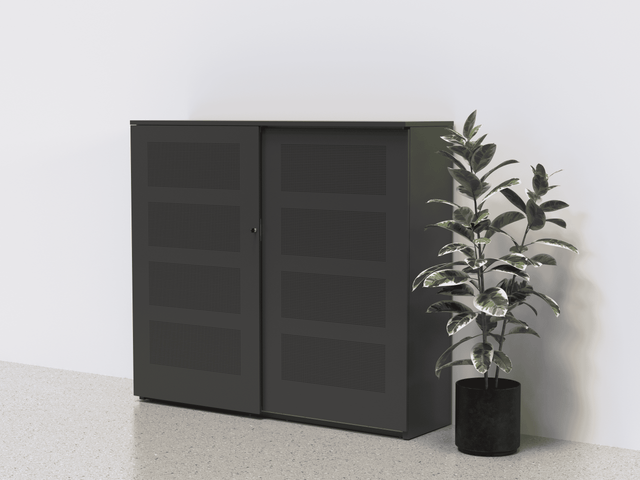 Akoestische kast Ora 159x160-240x47 cm geperforeerd