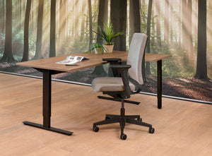 Hoekbureau Ora 180x120 cm links T-poot