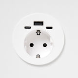 Stopcontact Ora inbouw 6 cm met USB