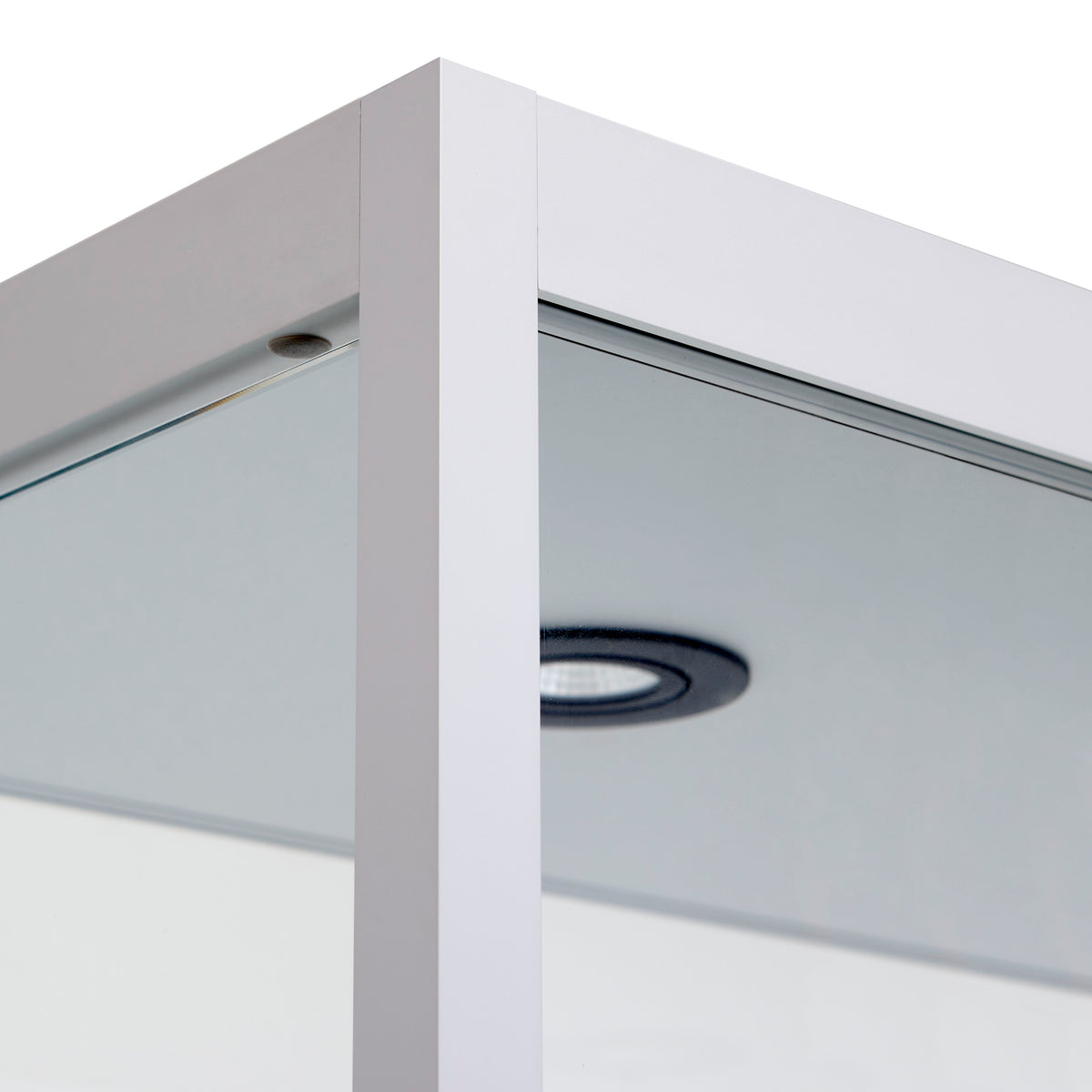 Vitrinekast Ora 80x40x198 cm glas