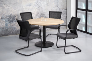 Vergadertafel Ora rond 120x120 cm