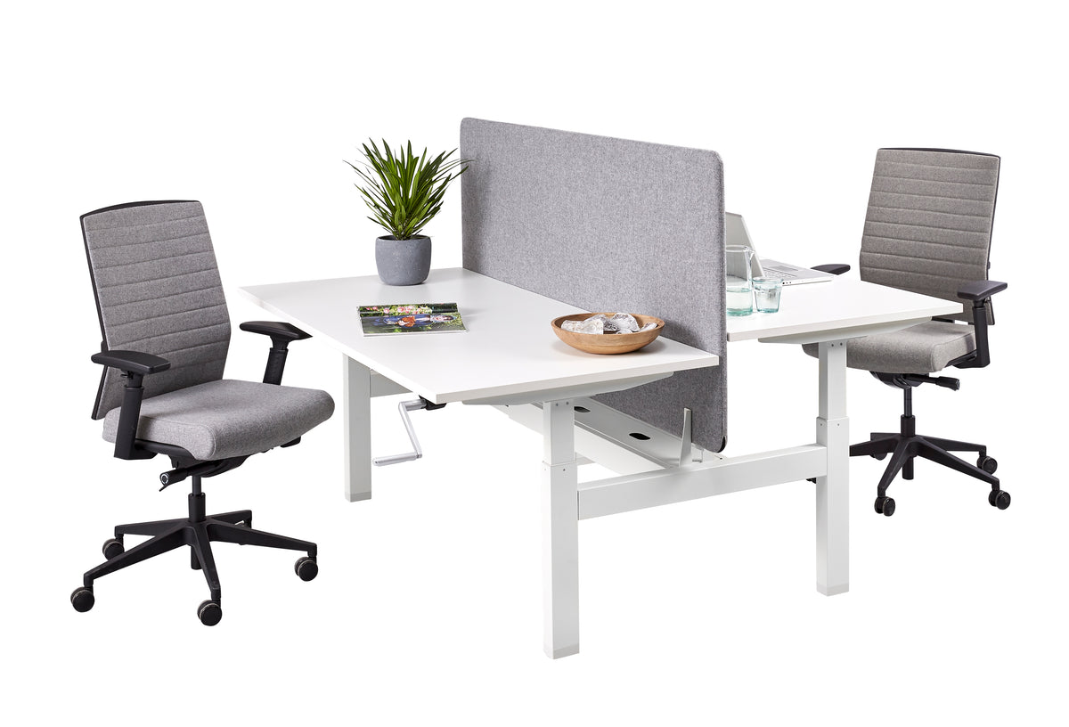 Duo bureau Ora 160x80 cm met slinger
