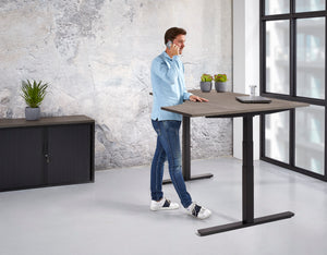 Hoekbureau Ora 180x120 cm rechts elektrisch zit-sta