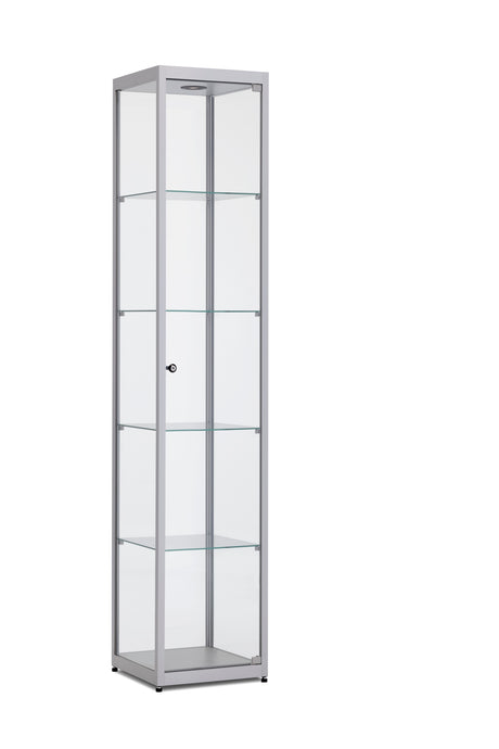 Vitrinekast Ora 40x40x198 cm glas