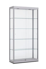 Vitrinekast Ora 100x40x197 cm glas