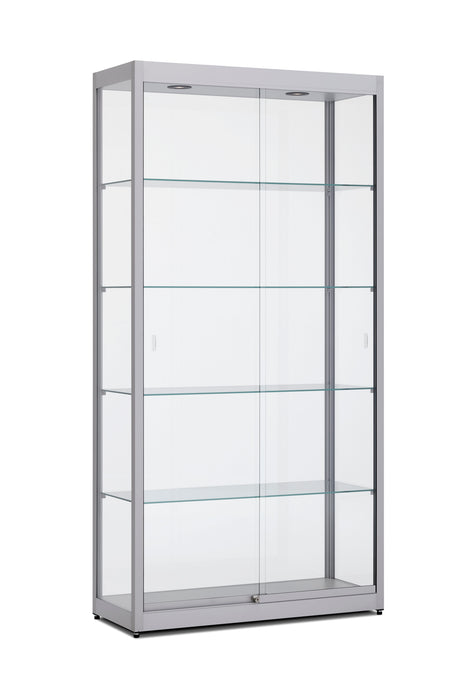 Vitrinekast Ora 100x40x197 cm glas