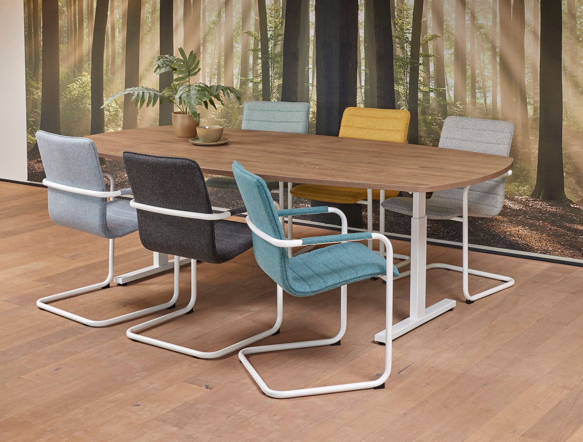 Vergadertafel Ora 240x120 cm Deens ovaal Basic