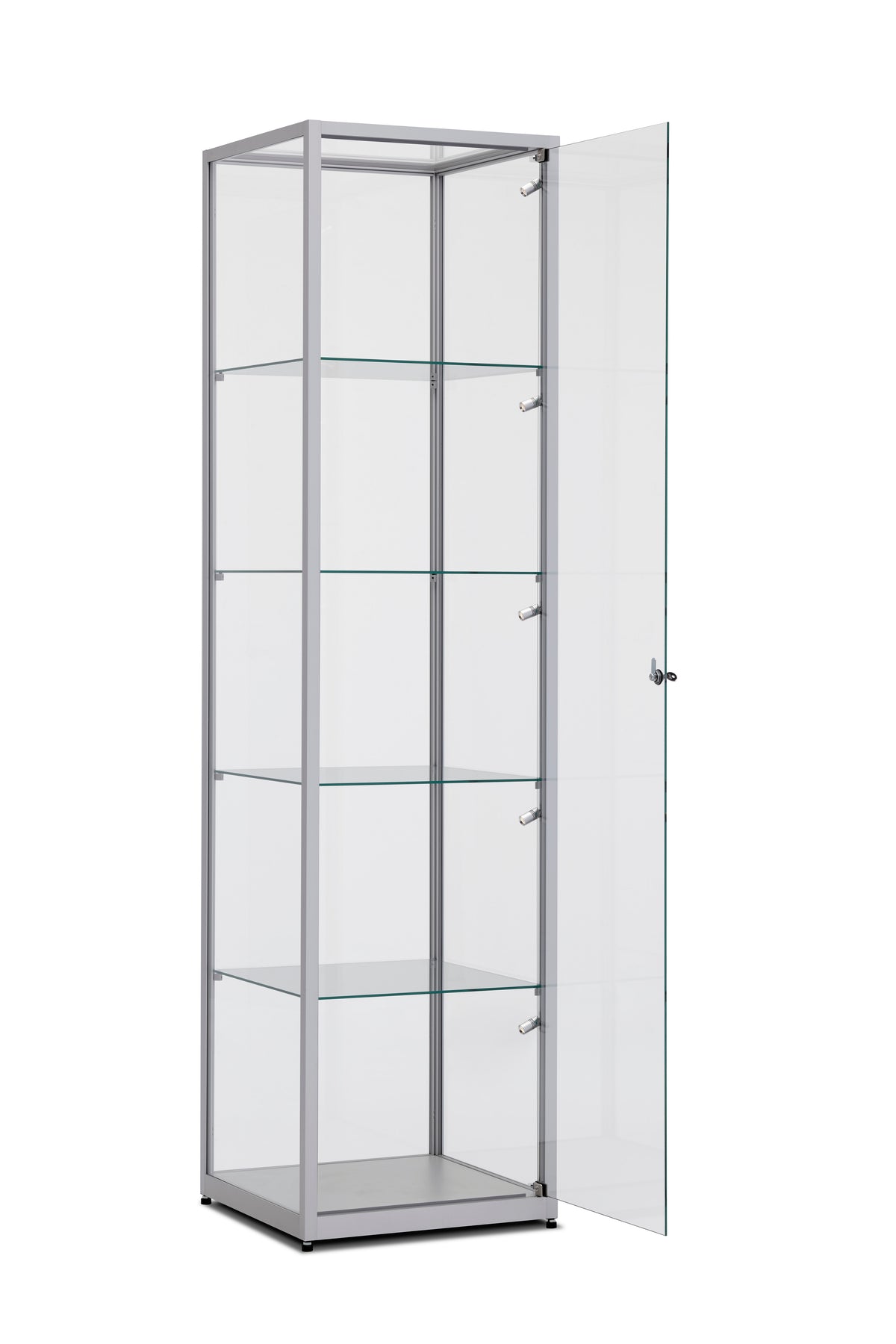 Vitrinekast Ora 50x50x198 cm glas