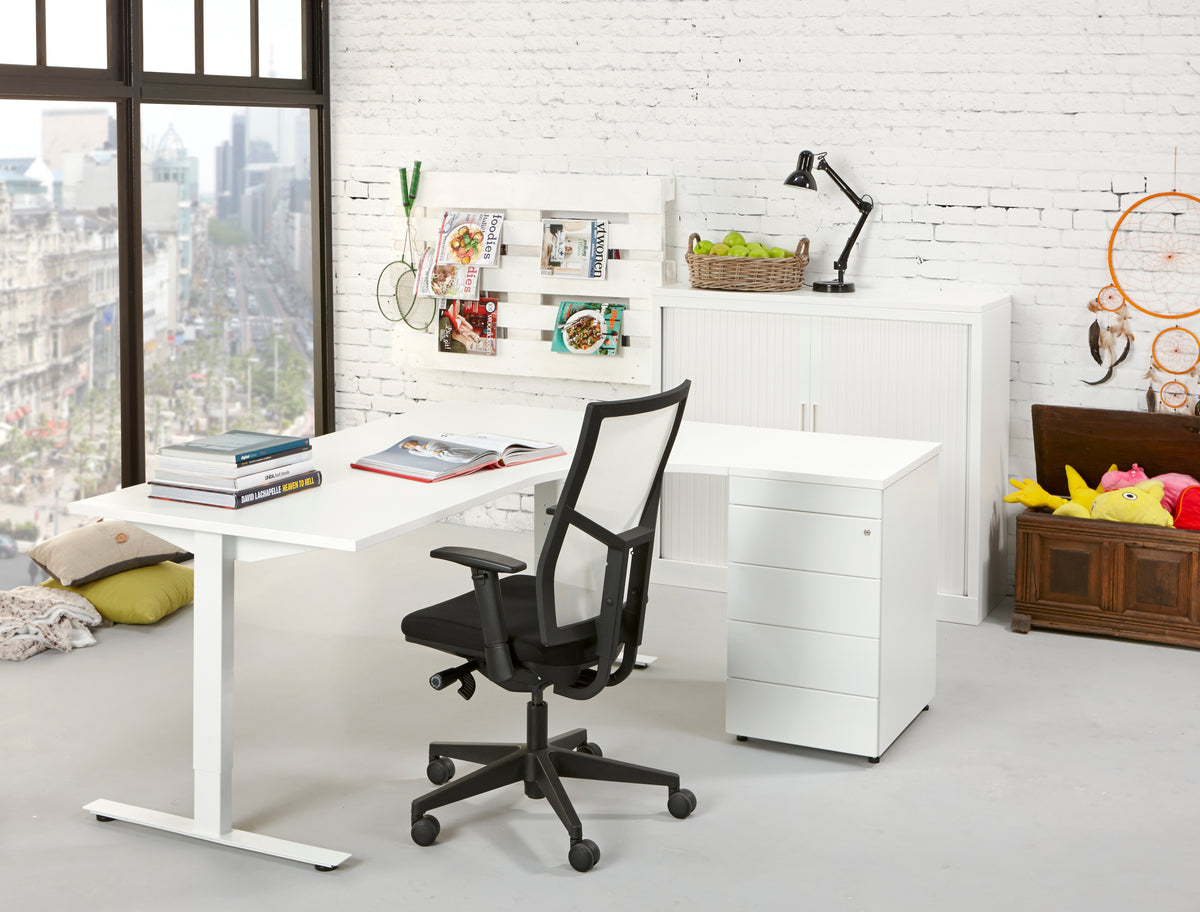 Hoekbureau Ora 160x120 cm links T-poot