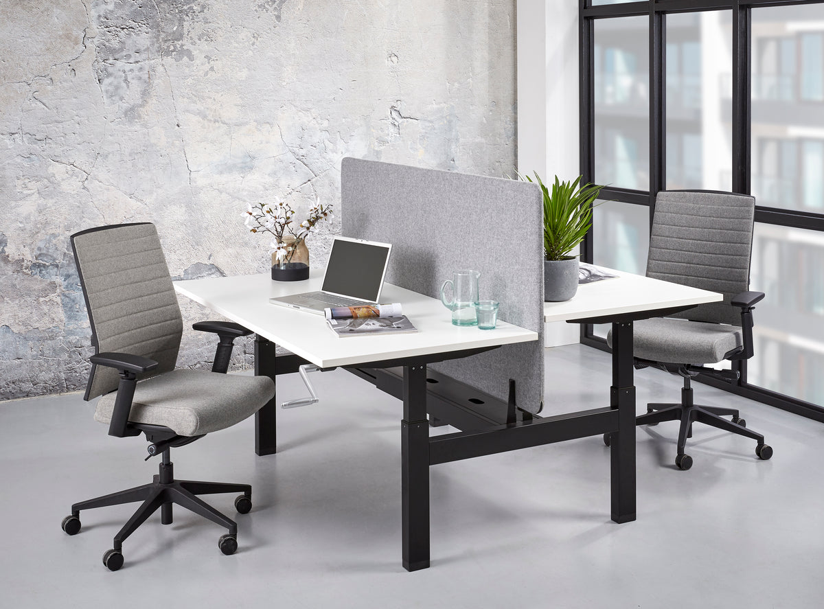 Bureauscherm Ora Basic duo 80 cm