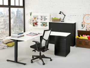 Hoekbureau Ora 160x120 cm rechts T-poot