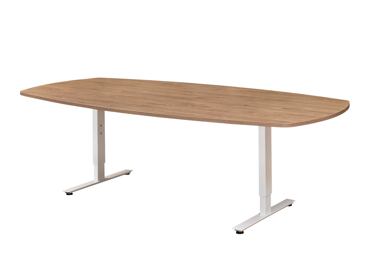 Vergadertafel Ora 240x120 cm Deens ovaal T-poot