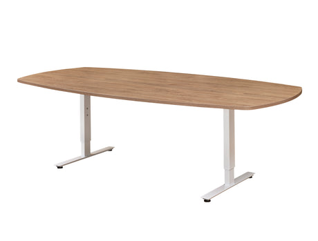 Vergadertafel Ora 240x120 cm Deens ovaal T-poot