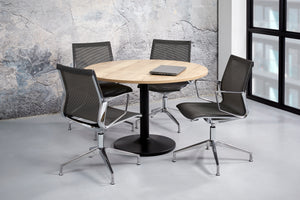 Vergadertafel Ora rond 120x120 cm