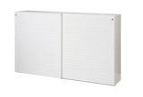 Akoestische kast Ora 120x160-240x47 cm geperforeerd, in wit