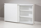 Akoestische kast Ora 120x160-240x47 cm geperforeerd, in wit
