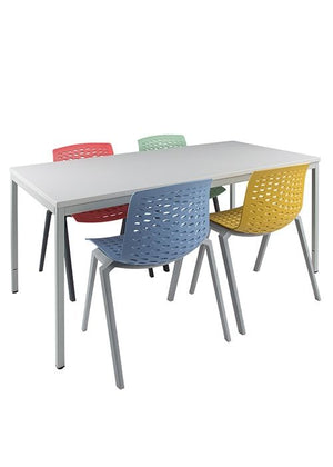 Kantinetafel PF 80x80 cm wit