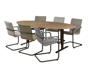 Vergadertafel Ora 220x110 cm ovaal