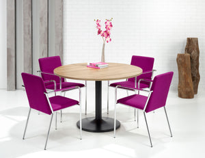 Vergadertafel Ora rond 120x120 cm
