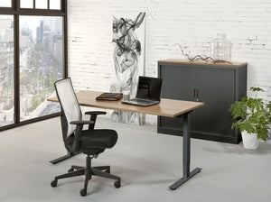 Bureau Ora 200x100 cm T-poot, foto van dezelfde lijn