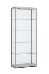 Vitrinekast Ora 80x40x198 cm glas