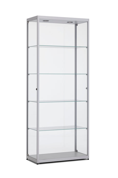 Vitrinekast Ora 80x40x198 cm glas