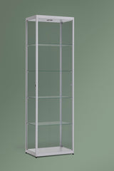 Vitrinekast Ora 40x40x198 cm glas