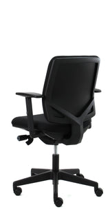 Compacte bureaustoel Office 150 Comfort, zwart gestoffeerd