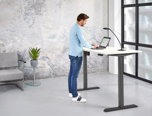 Elektrisch zit-sta bureau Ora 120x80 cm Basic 1 motor