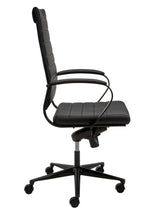Bureaustoel Ora Lounge hoge rug kunstleder