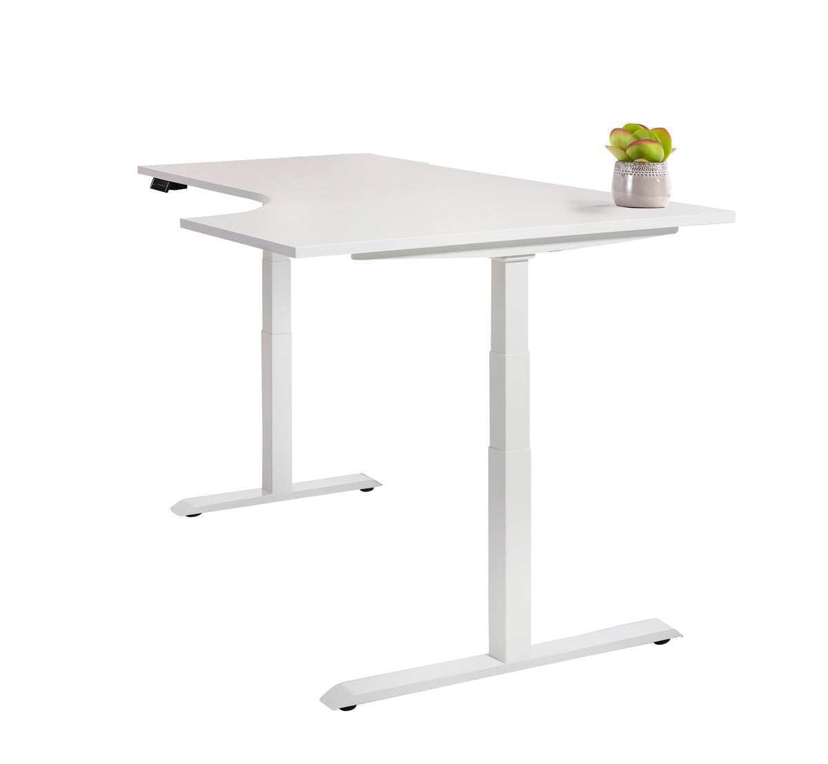 Hoekbureau Ora 180x120 cm rechts elektrisch zit-sta