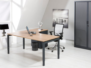 Hoekbureau Ora 160x120 cm links N-poot