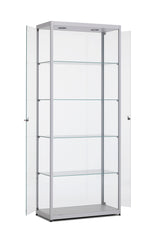Vitrinekast Ora 40x40x198 cm glas