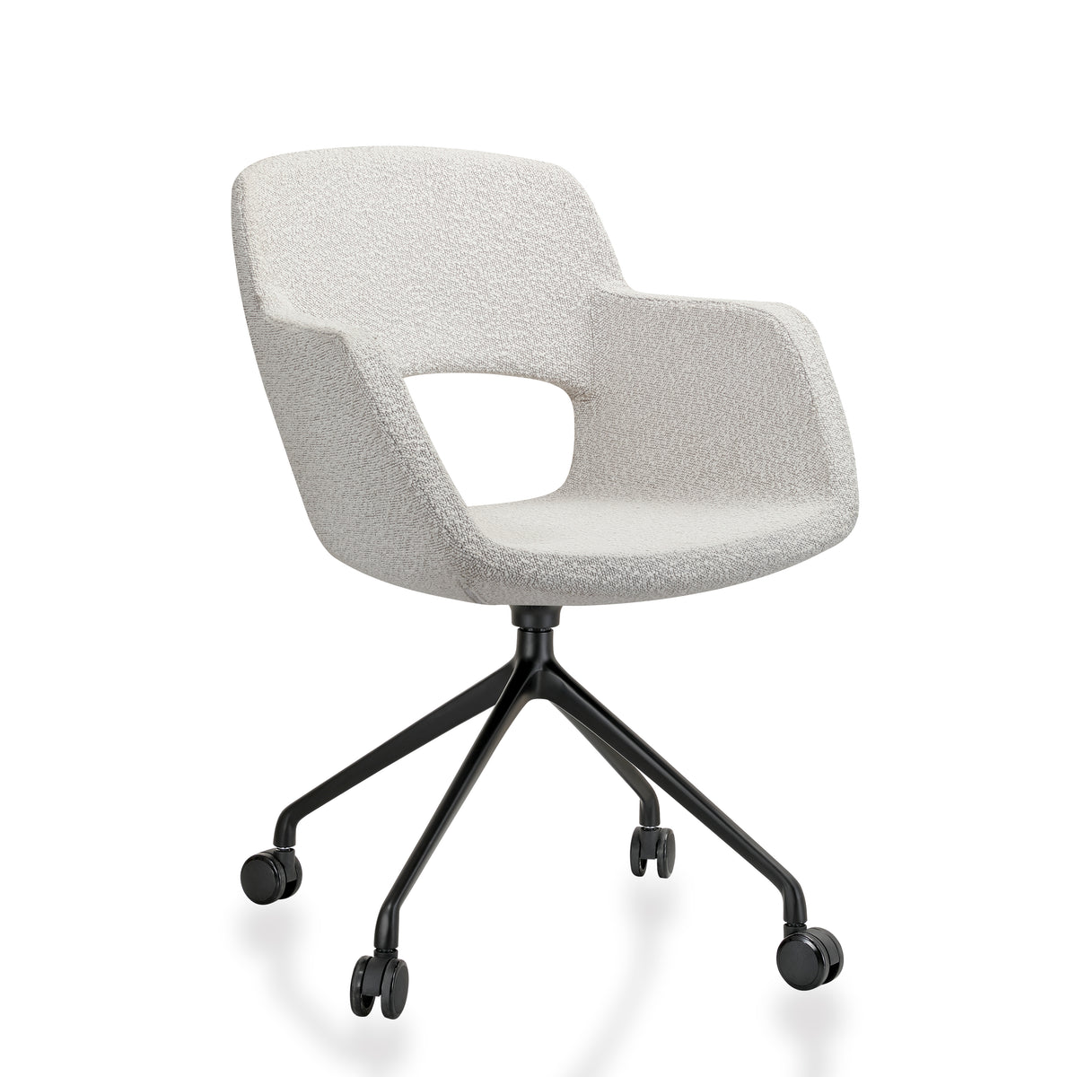 Vergaderstoel Ora Spin boucle verrijdbaar